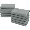 SEIFTÜCHER, 10er-Set, 30x30 cm, 100% Baumwolle, Grau - Hellgrau, Textil (30/30cm) - Zollner