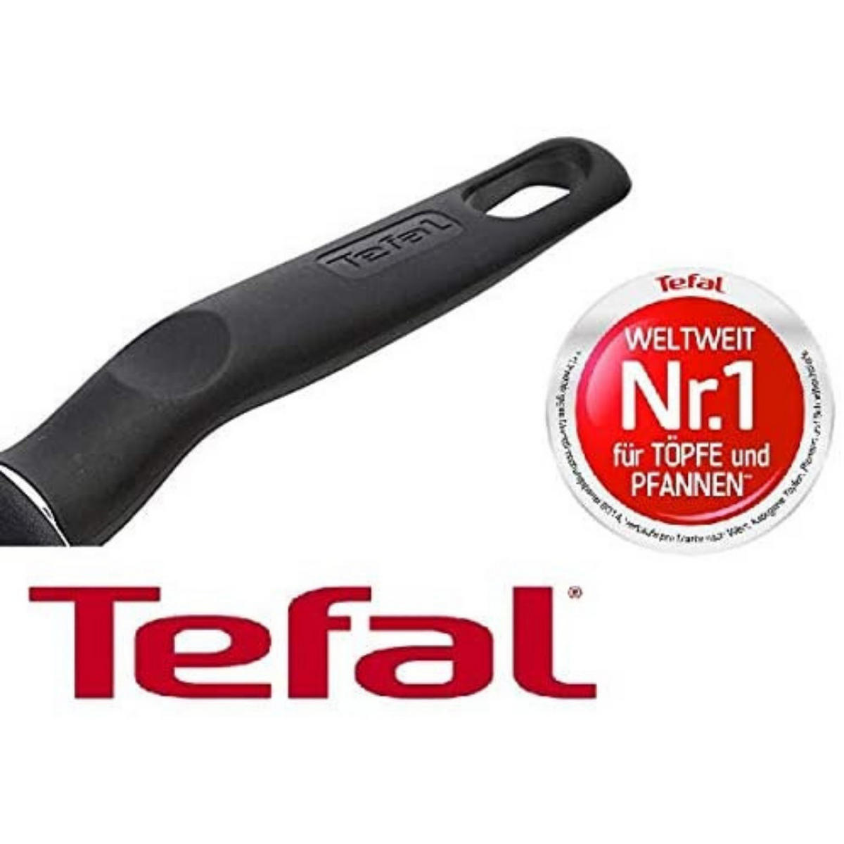 BRATPFANNE B30109 30 cm Antihaft Pfanne ExtraGlide für Herdarten - Schwarz, Kunststoff/Metall (30cm) - Tefal