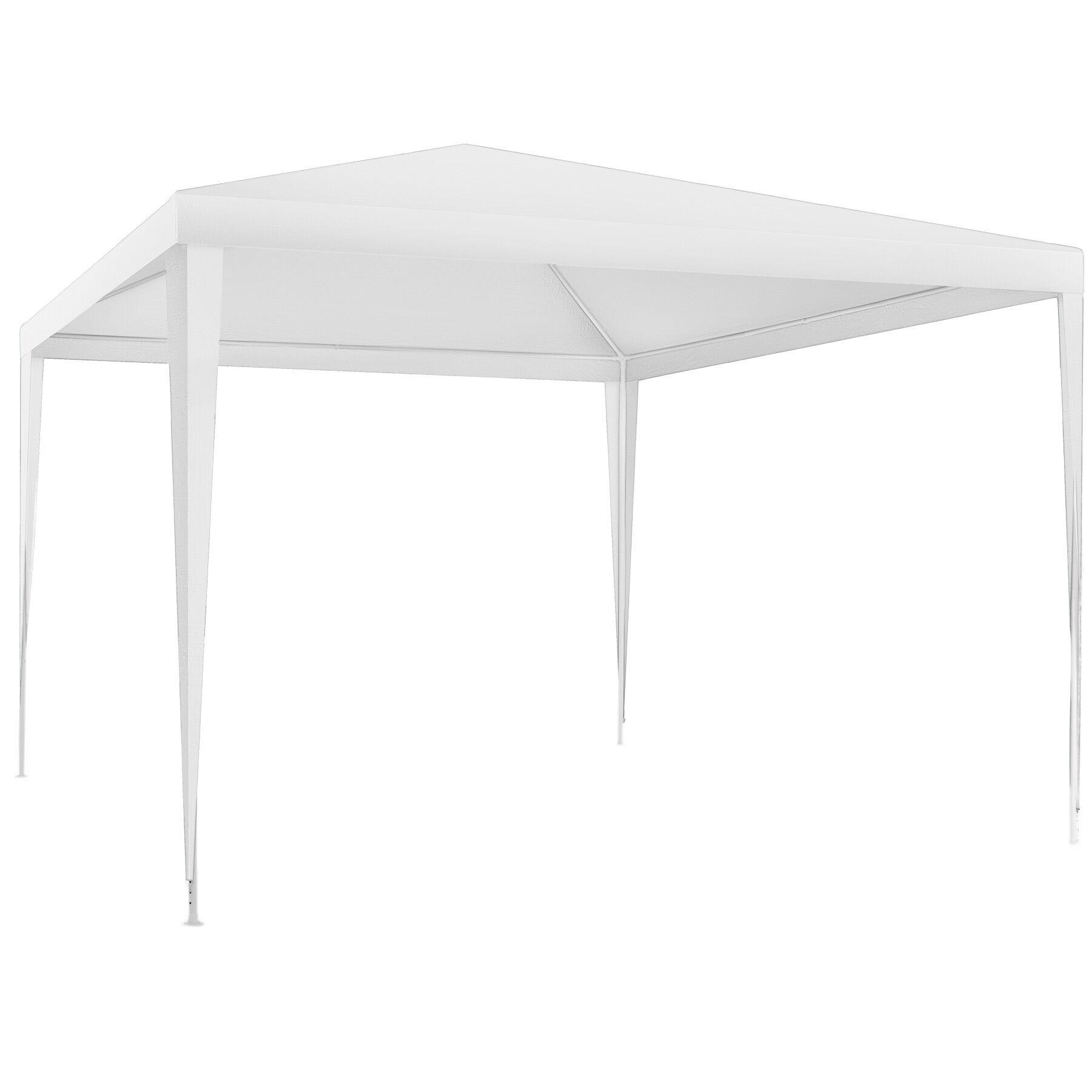 PAVILLON Farah,wasserdicht,weiß - Weiß, Kunststoff (300/250/300cm) - tectake