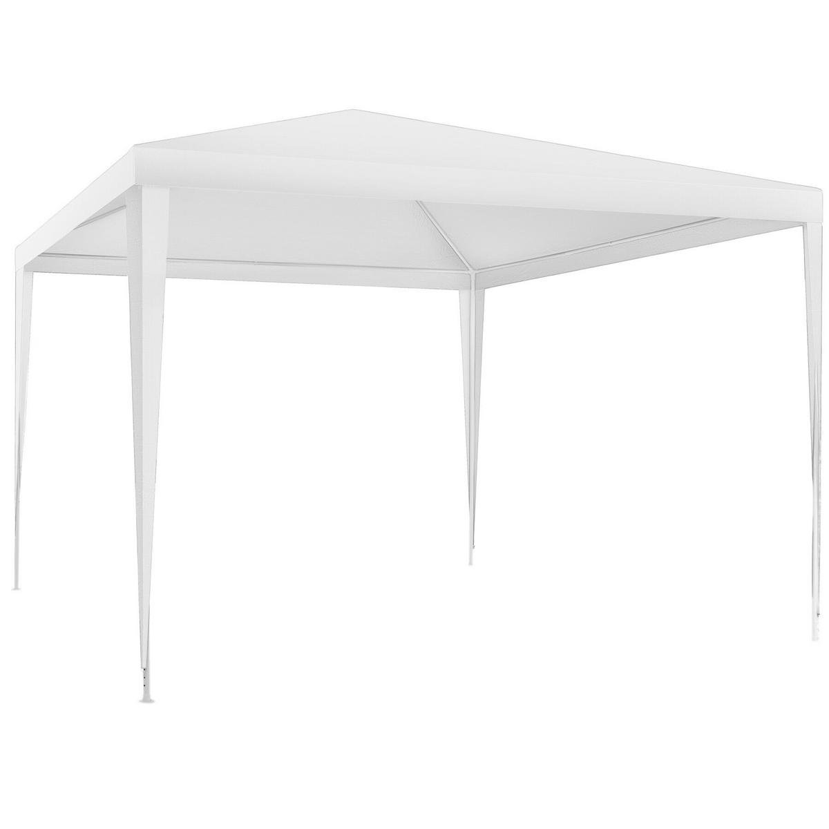 PAVILLON Farah,wasserdicht,weiß - Weiß, Kunststoff (300/250/300cm) - tectake