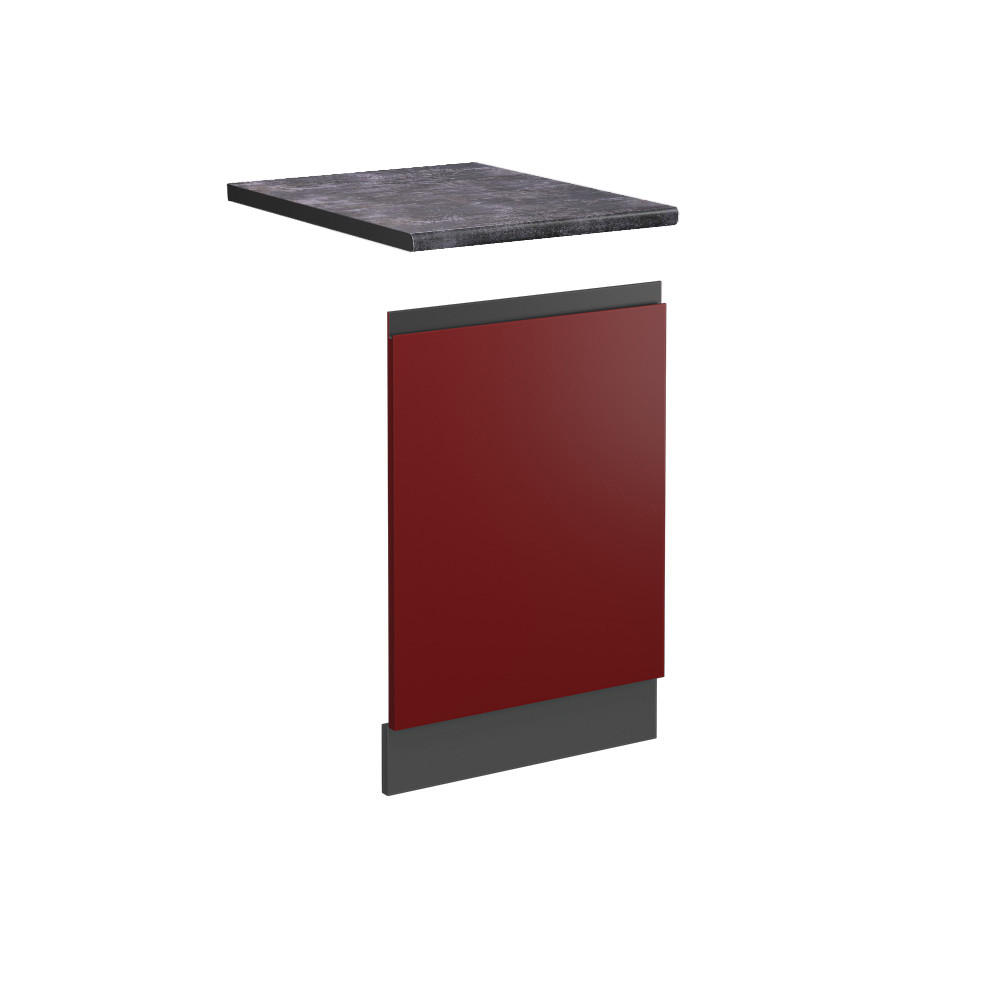 PŘEDNÍ PANEL R-Line Červená - antracitová/červená, kompozitní dřevo (45/57.2/1.6cm) - Vicco