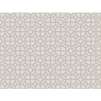 TAPETE geometrisches Motiv 53 cm x 10 m - Beige, Papier (53/1000cm) - Sanders & Sanders