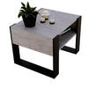 COUCHTISCH Karo65 65/45/53,6 - Dunkelgrau/Schwarz, Holzwerkstoff (53/65/45cm) - RAUMHIRSCH FURNITURE