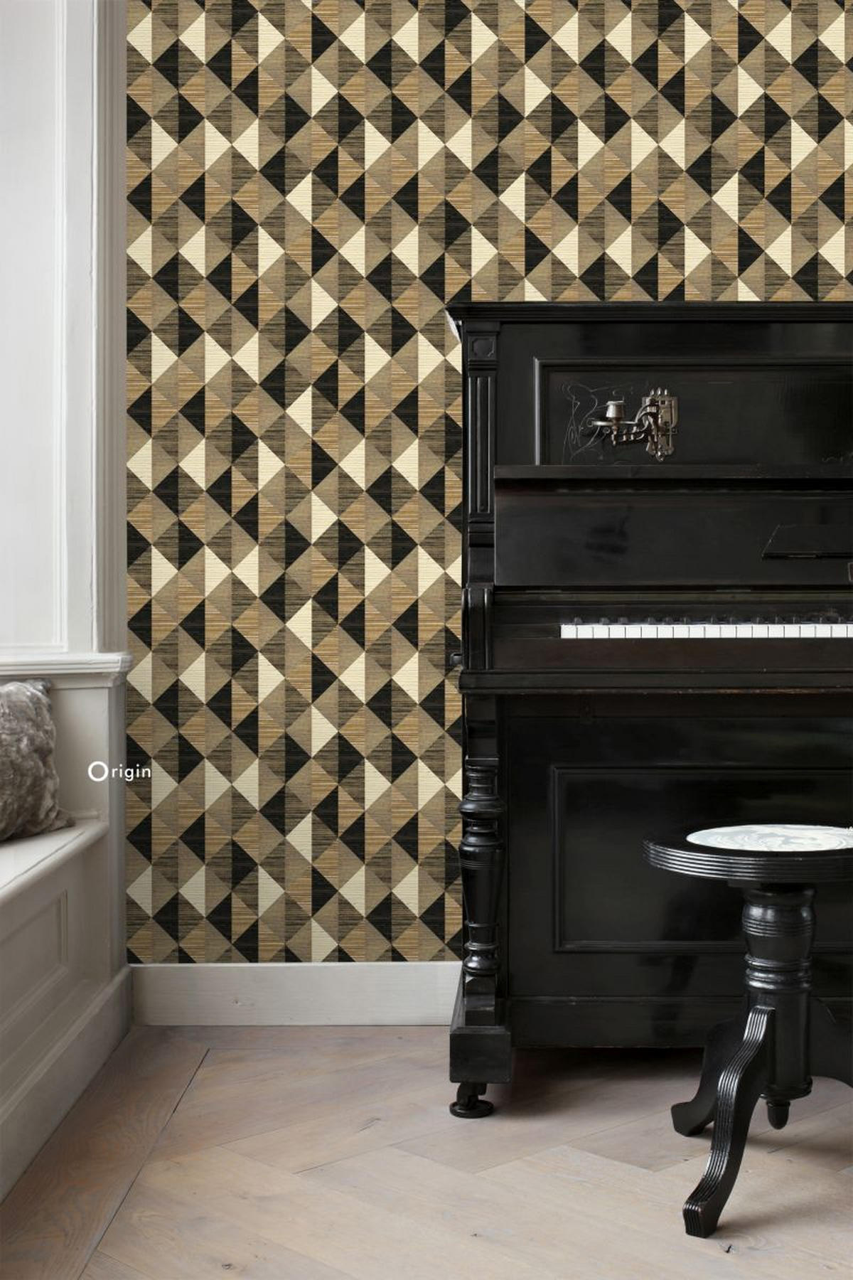 XXL-VLIESTAPETE 3D Grasmuster 50 x 900 cm - Braun, Papier (50/900cm) - Origin Wallcoverings