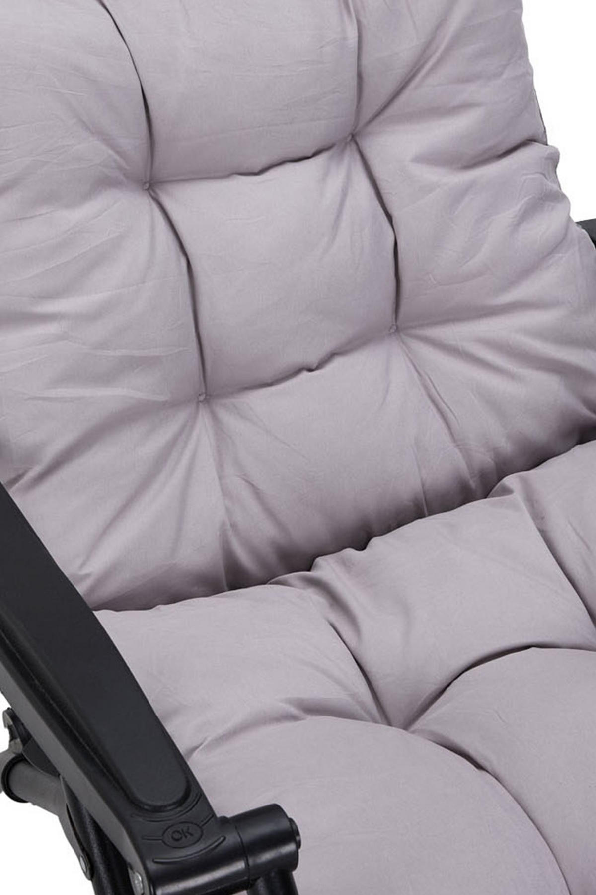 LIEGEKISSEN aus Polyester in Grau Gepolstertes für den Außenbereich 180 cm B x 55 cm - Grau, Textil (55/71/180cm) - Livingandhome