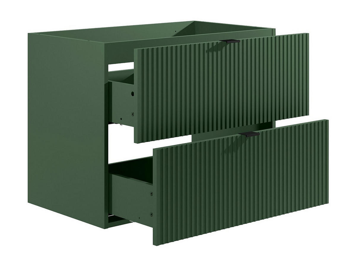 WASCHBECKENUNTERSCHRANK - 80cm x 47cm - MDF - grün - ZEVINI - Grün, Holz (80/60/47cm) - Vente-Unique