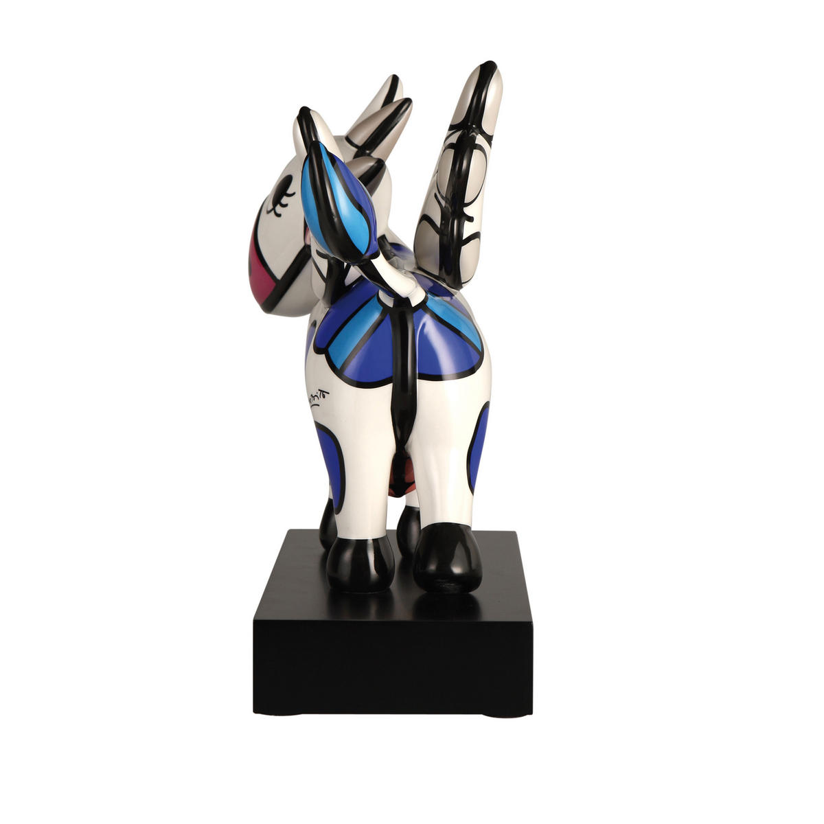 DEKOFIGUR Romero Britto - Flying Cow, Pop Art, Porzellan, Bunt, 31 cm - Multicolor, Keramik (15.5/31/37.2cm) - Goebel