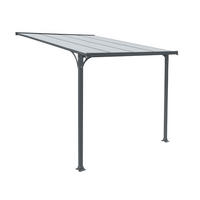VORDACH CUBIS L - L - Anthrazit, Metall (294/258/150cm) - Home Deluxe