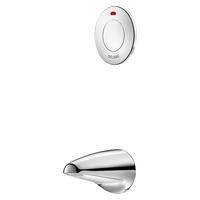 TEMPOSTOP AB Selbstschlussventil G1/2B Hinterwandmontage 7 Sek. - Chromfarben, Metall (8/6.5/53cm) - Delabie