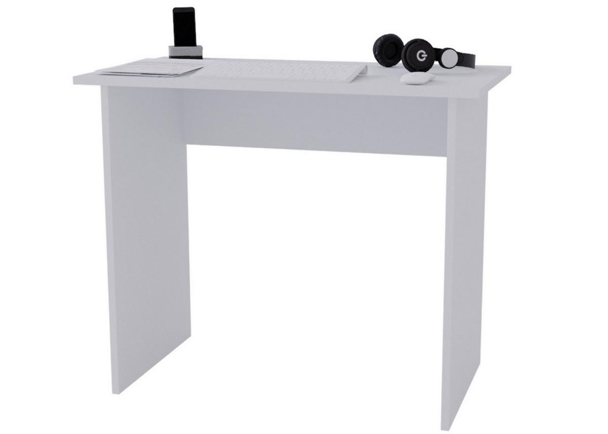 SCHREIBTISCH Weiß 90/50/73cm - Weiß, Holzwerkstoff (50/90/73cm) - CraftPAK