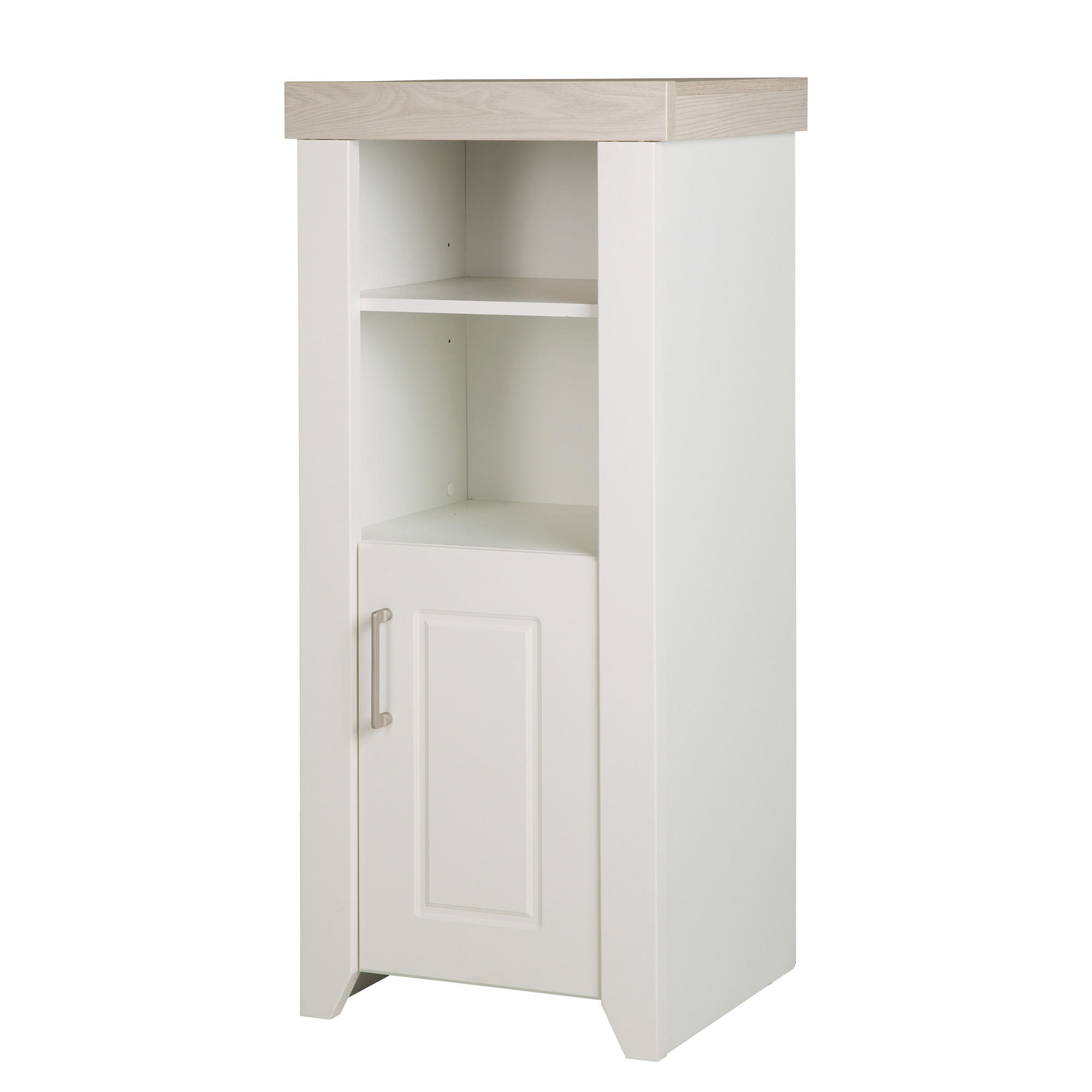 STANDREGAL Felicia - Weiß, Holzwerkstoff (49/115/42cm) - Roba