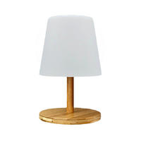 LED-TISCHLAMPE STANDY MINI hellbraun - Hellbraun, Holz (16/16/25cm) - Lumisky