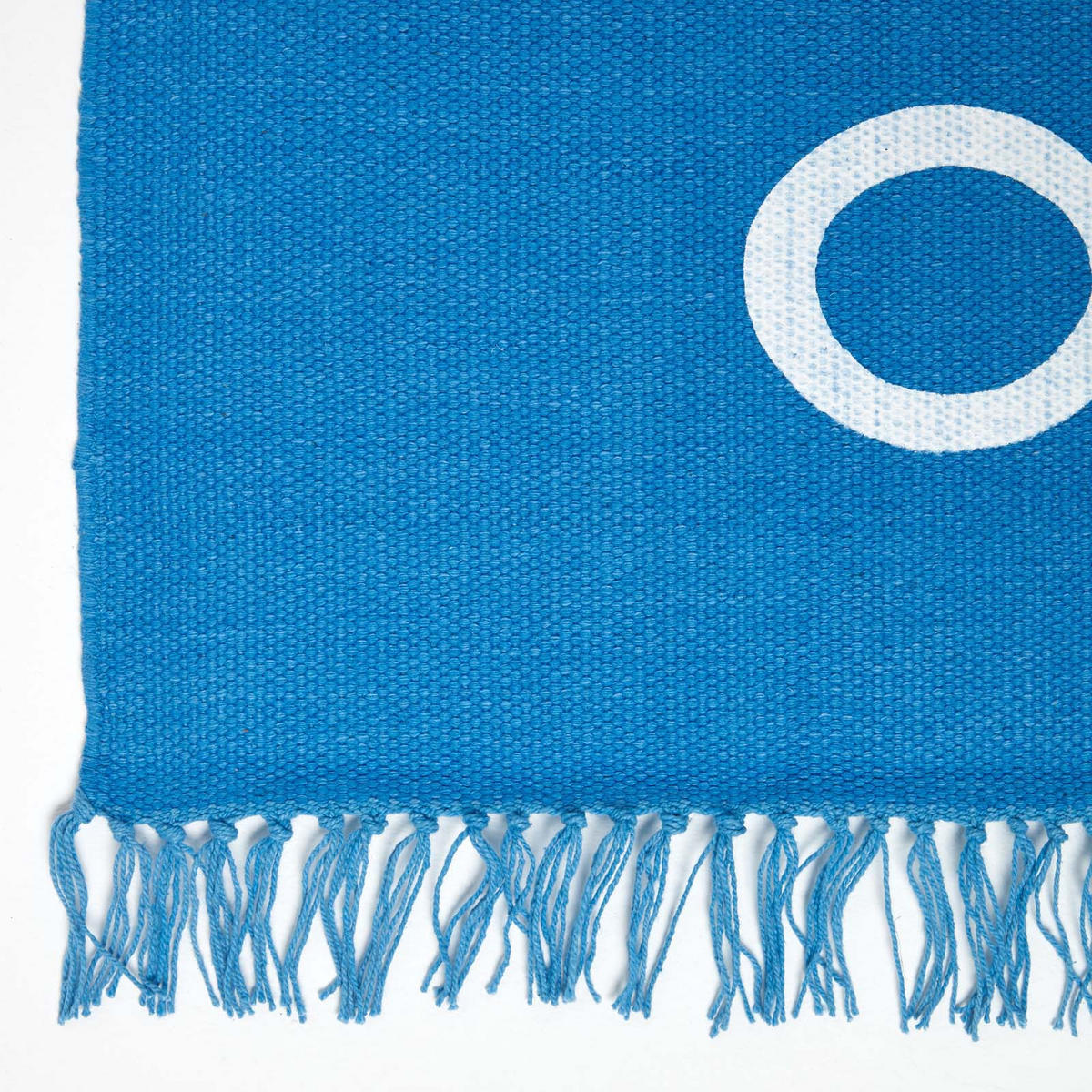 BAUMWOLLTEPPICH Keep Calm and Carry On 60/100 cm - Blau, Textil (60/100cm) - Homescapes
