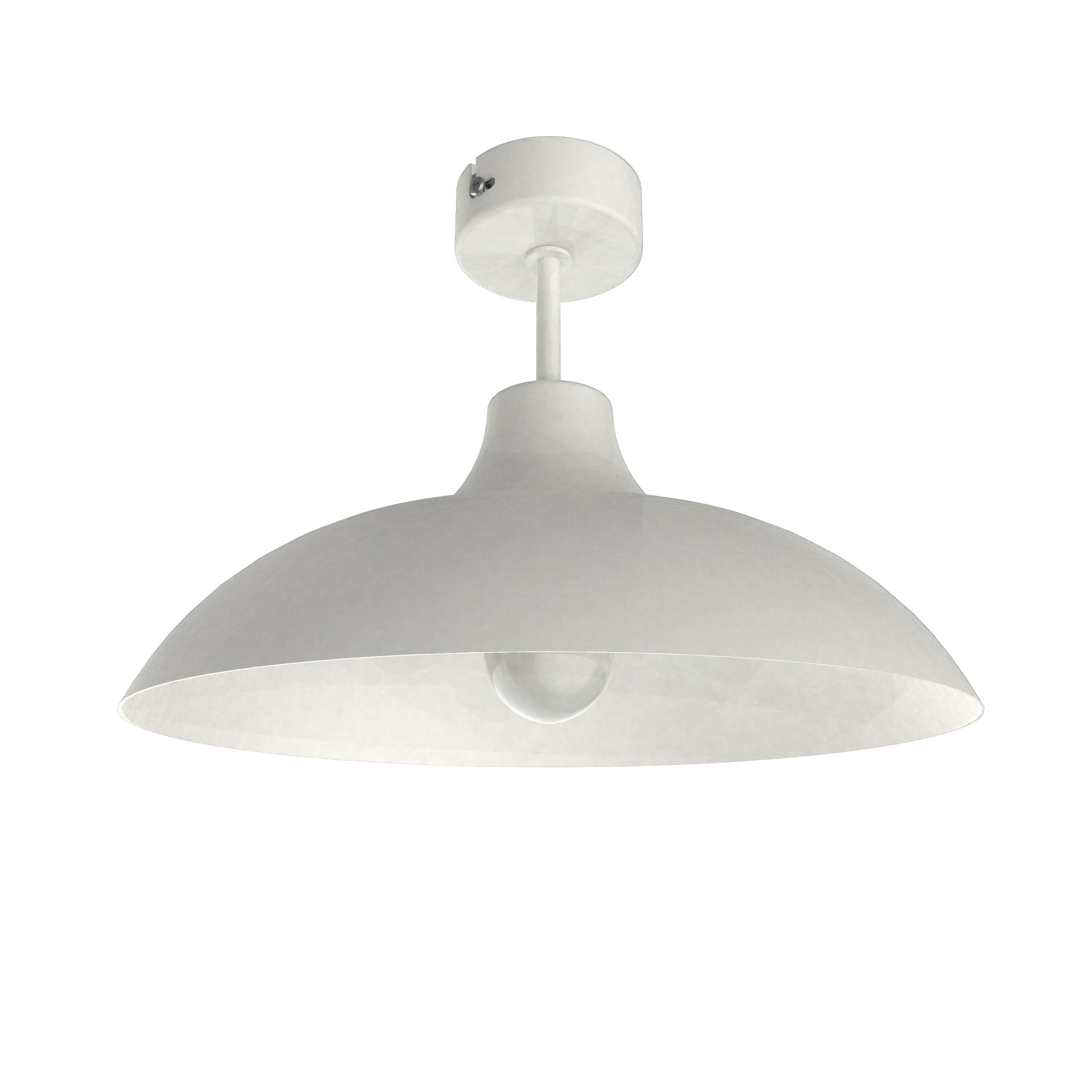 DECKENLEUCHTE - Weiß, Metall (40/40/23cm) - Lumicom