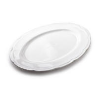 TELLER Hella Weiß 30/21/2 cm Keramik - Weiß, Keramik (21/2/30cm) - Mondex