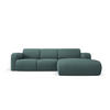 ECKSOFA rechts Molino aus strukturiertem Stoff meergrün 4 Sitzplätze - Smaragdgrün, Textil (170/250cm) - Micadoni