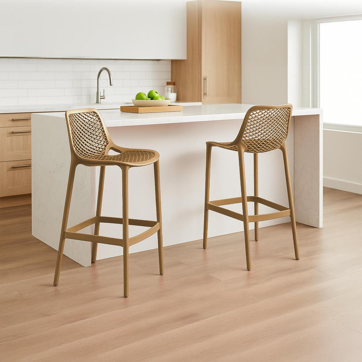 BARHOCKER 2er Set Kunststoff Schlamm - Schlammfarben, Kunststoff (45/105/53cm) - CLP