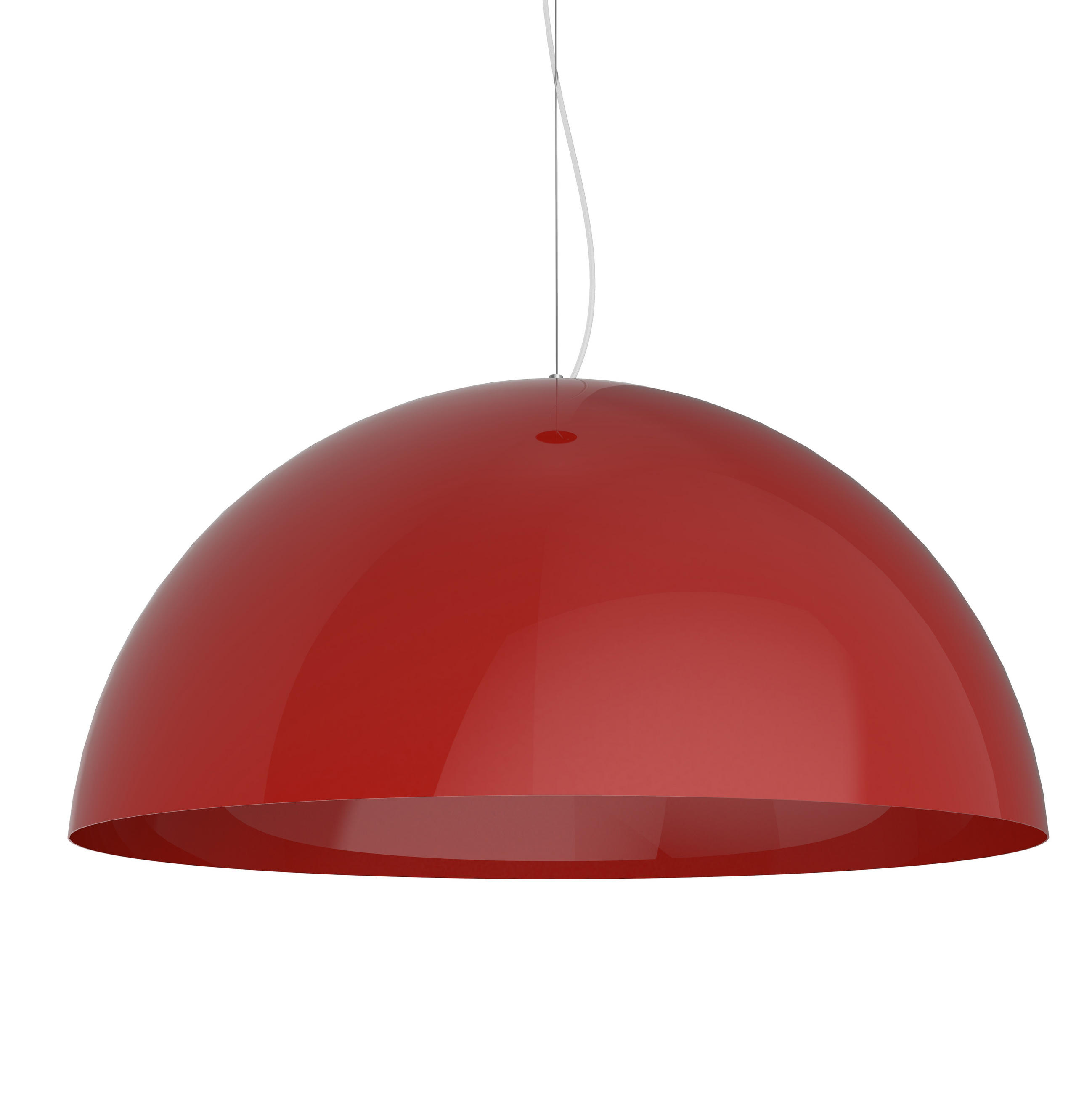 HÄNGELEUCHTE Cassis - Rot, Metall (60/60/30cm) - Lumicom
