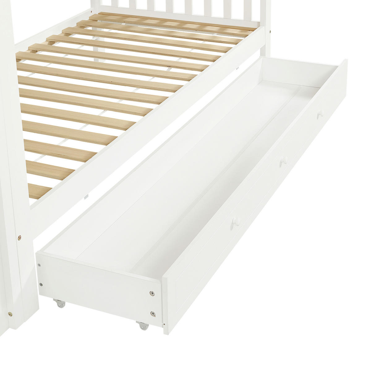 ETAGENBETT Kinder Weiß - Weiß, Holz (90/200cm) - ComfortXL
