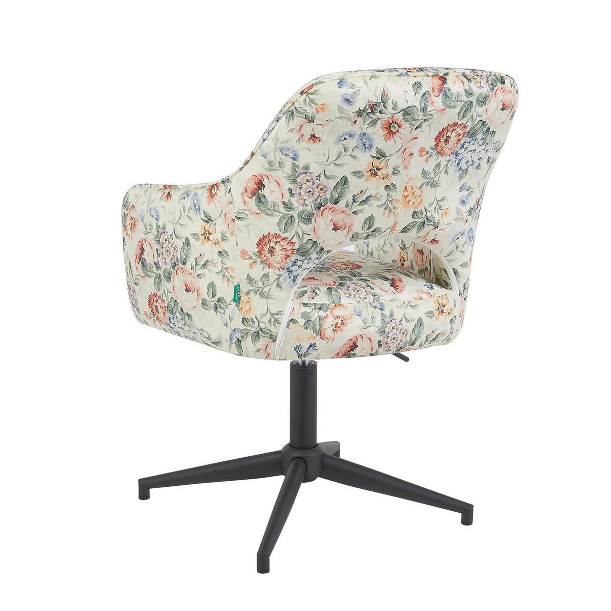 BÜROSTUHL Mika-Bryn 2er-Set - Multicolor/Schwarz, Textil/Metall (60/84/65cm) - DUBI Möbel