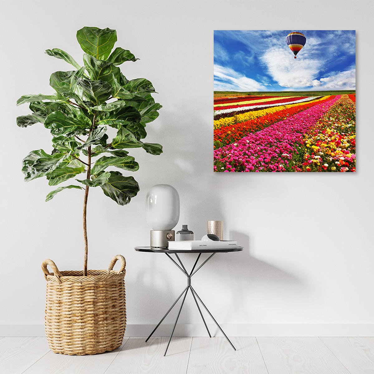 WANDBILD landschaften farbe - Multicolor, Textil (50/50cm) - Feeby