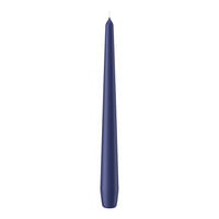 SPITZKERZEN (konische Kerzen) Dunkelblau 250 x Ø 25 mm, 12 Stück - Dunkelblau, Paraffin (2.5/25/25cm) - Wiedemann Kerzen