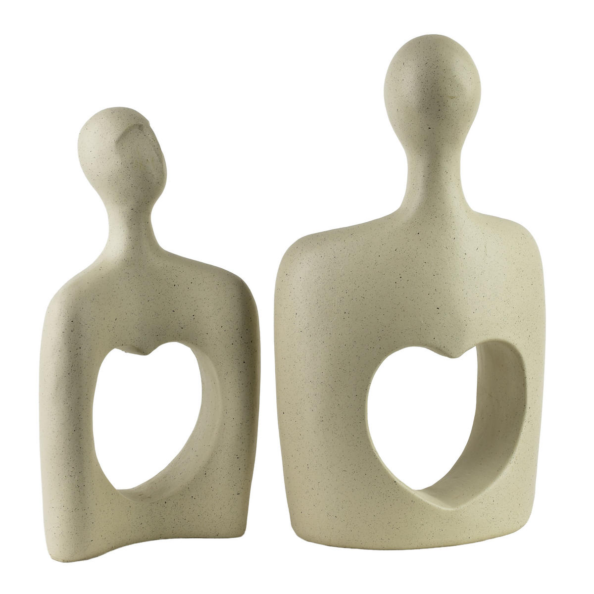 DEKORACE Manon, béžová, 15x31/20x36cm - béžová, plast (22/38/22cm) - Mondex