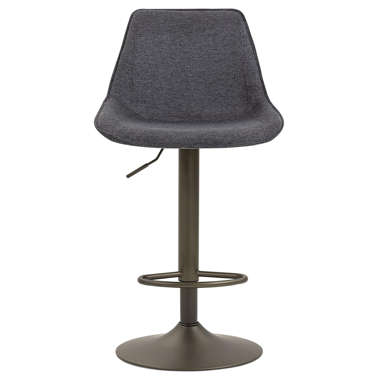 BARHOCKER STARK 2ER-SET - Dunkelgrau, Textil (50/112/41cm) - CARO-Möbel