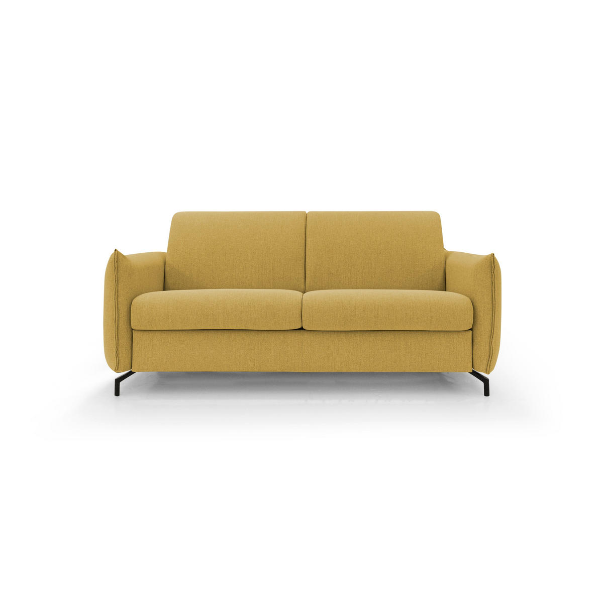 SCHLAFSOFA Scarlet - Gelb, Textil (175/95/96cm) - Divani.store