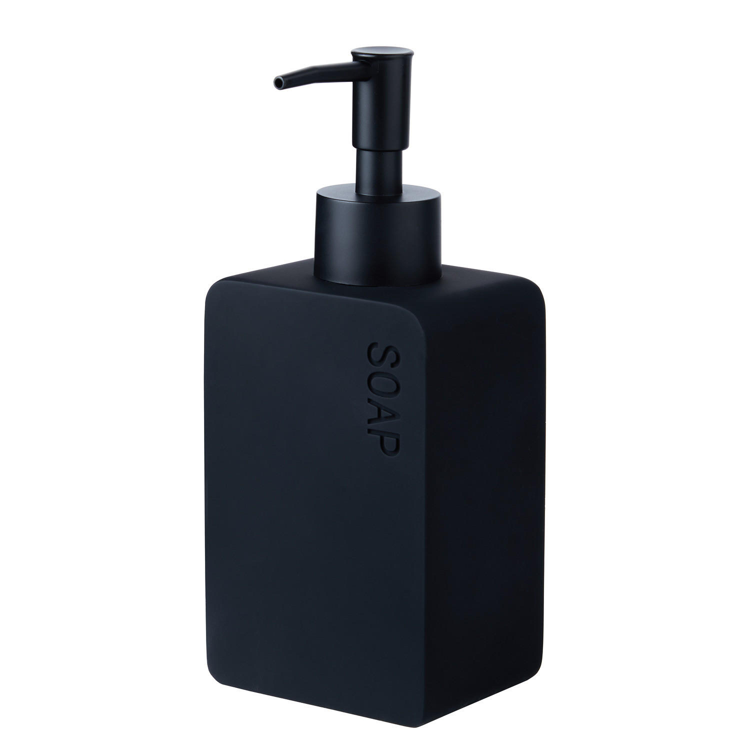 SEIFENSPENDER Basic - Schwarz, Stein (6/18/7cm) - Butlers