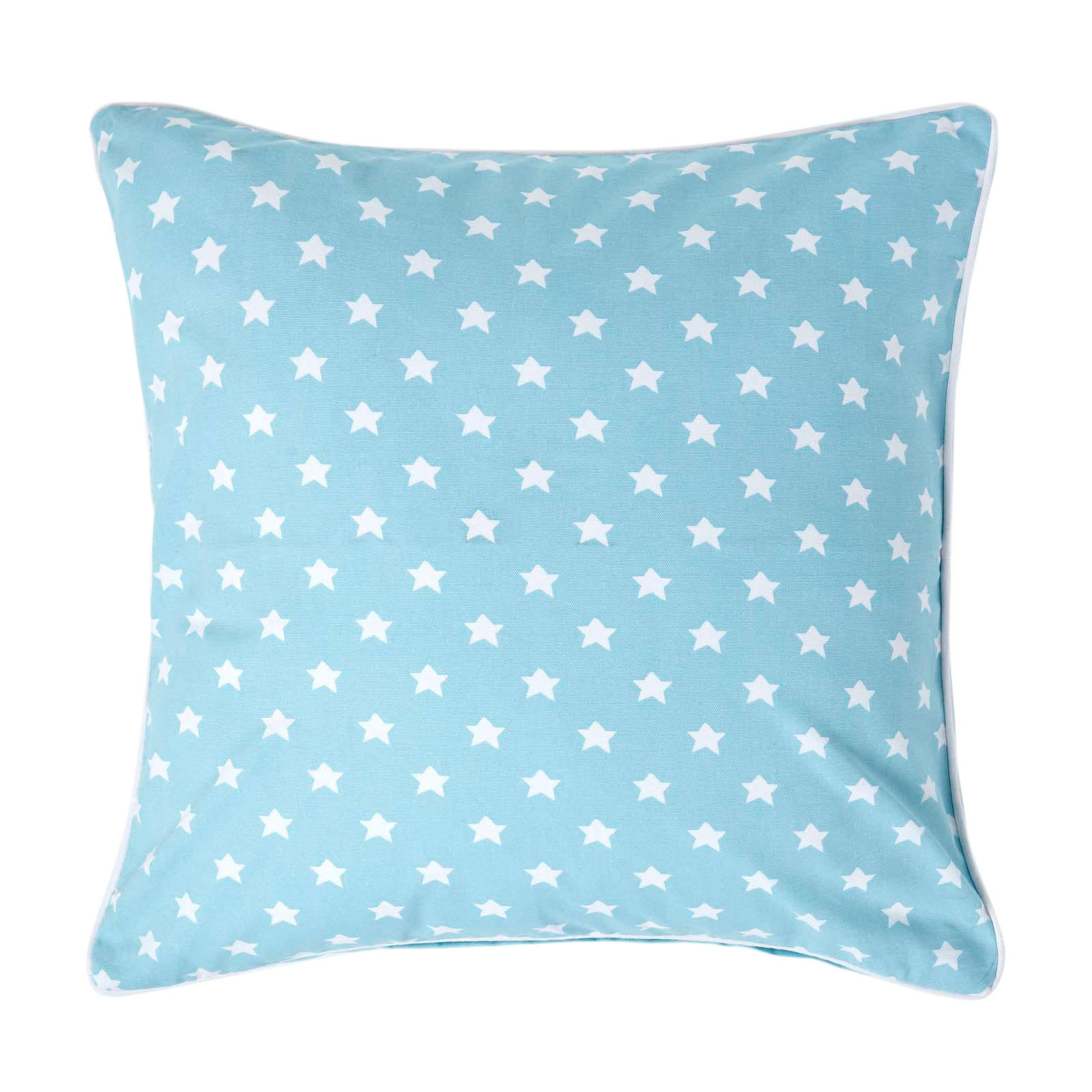 KISSENHÜLLE Sterne 60/60 cm, 100% Baumwolle - Blau, Textil (60/60cm) - Homescapes