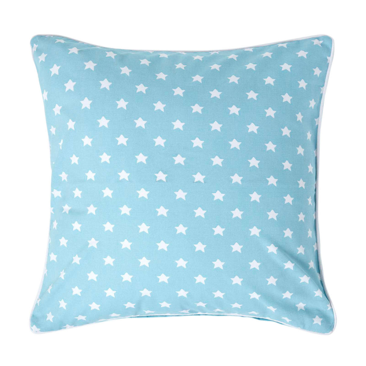 KISSENHÜLLE Sterne 60/60 cm, 100% Baumwolle - Blau, Textil (60/60cm) - Homescapes