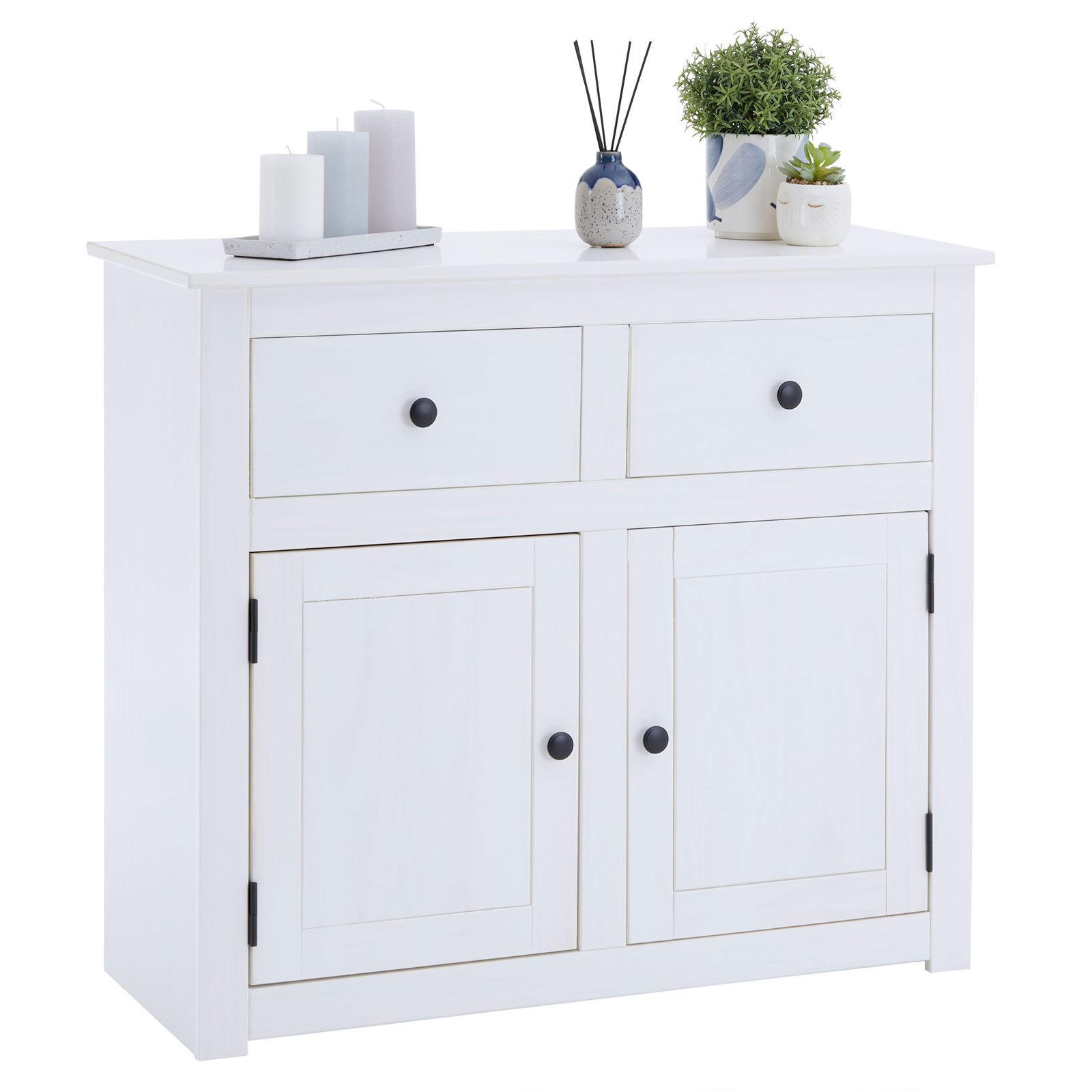 KOMMODE PAULO - Weiß, Holz (93/81/40cm) - CARO-Möbel