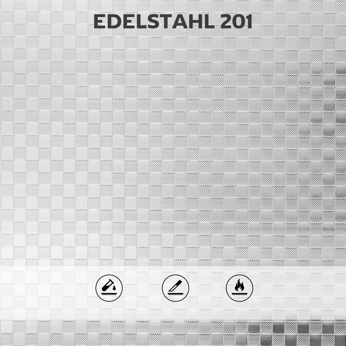 SERVIERWAGEN Edelstahl Silber - Silberfarben, Metall (35/100/60cm) - HOMCOM