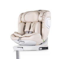 KINDERSITZ Clima Air i-Size beige (40-150 cm) Isofix Lüftungs-Heizfunktion - Beige, Kunststoff (44/58/54cm) - Chipolino