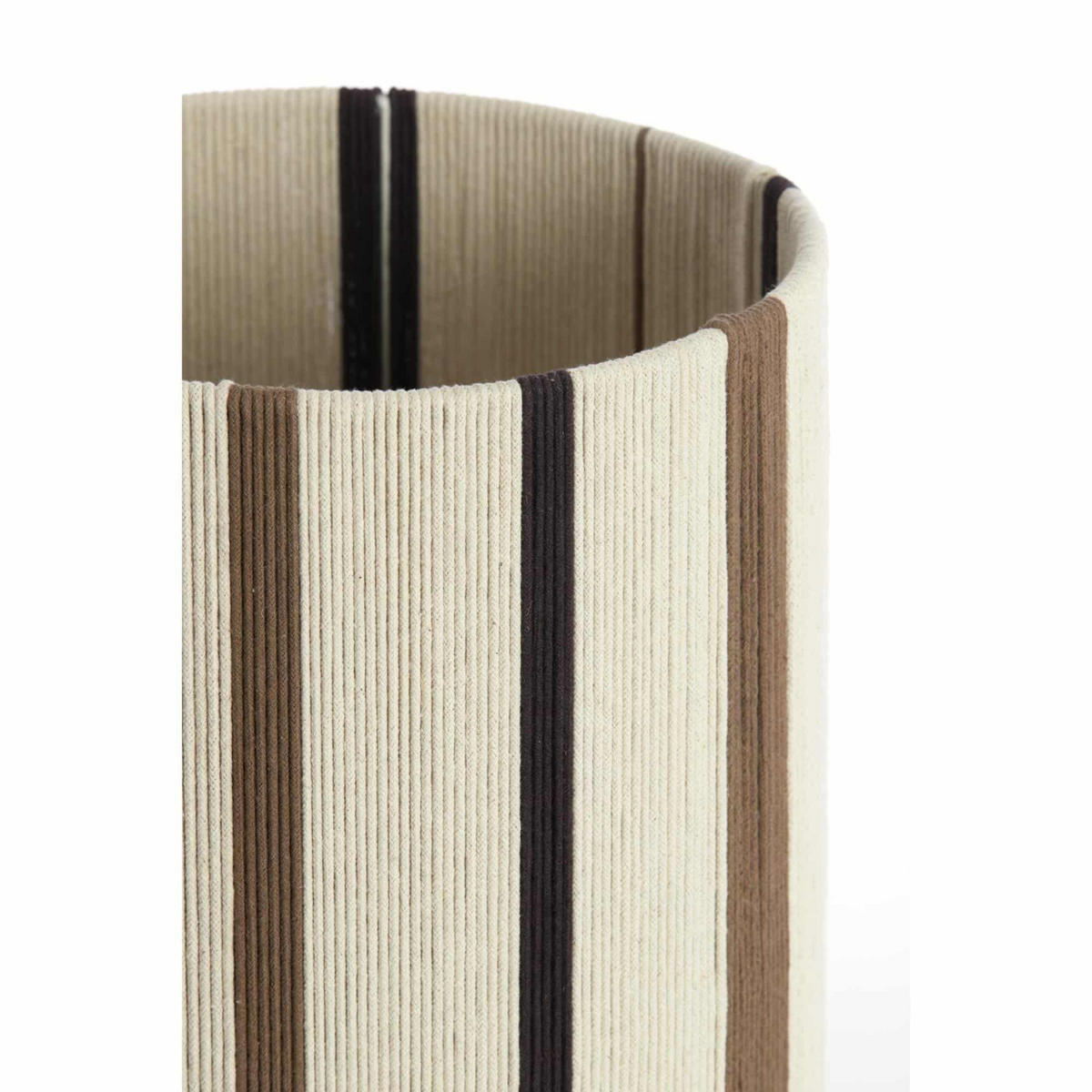 LAMPENSCHIRM Medan Weiß 30/30/40 cm - Weiß, Textil (30/30/40cm) - Light & Living