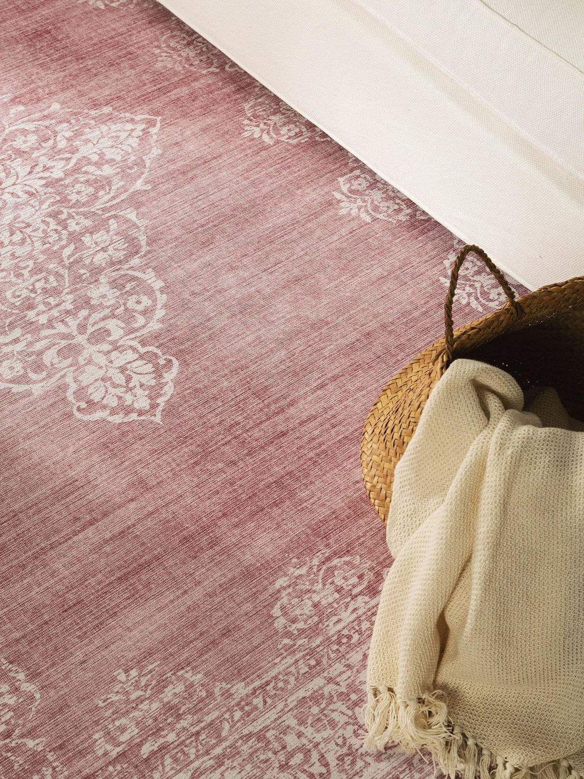 PRALNA preproga Laura roza 200x300 cm - pink, umetna masa/tekstil (200/1cm) - KUNSTLOFT