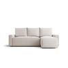 ECKSOFA mit Schlaffunktion SAVIO Curio 02 Rechts - Creme, Textil (232/140cm) - Bedante