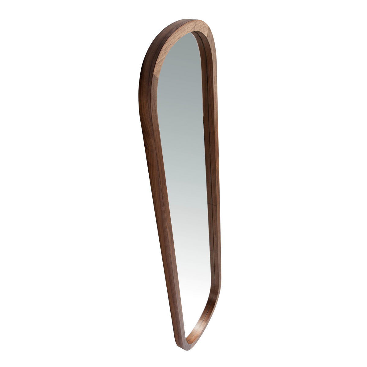 WANDSPIEGEL Walnuss 40/4/4 cm - Walnussfarben, Holz (40/4/4cm) - ANGEL CERDA