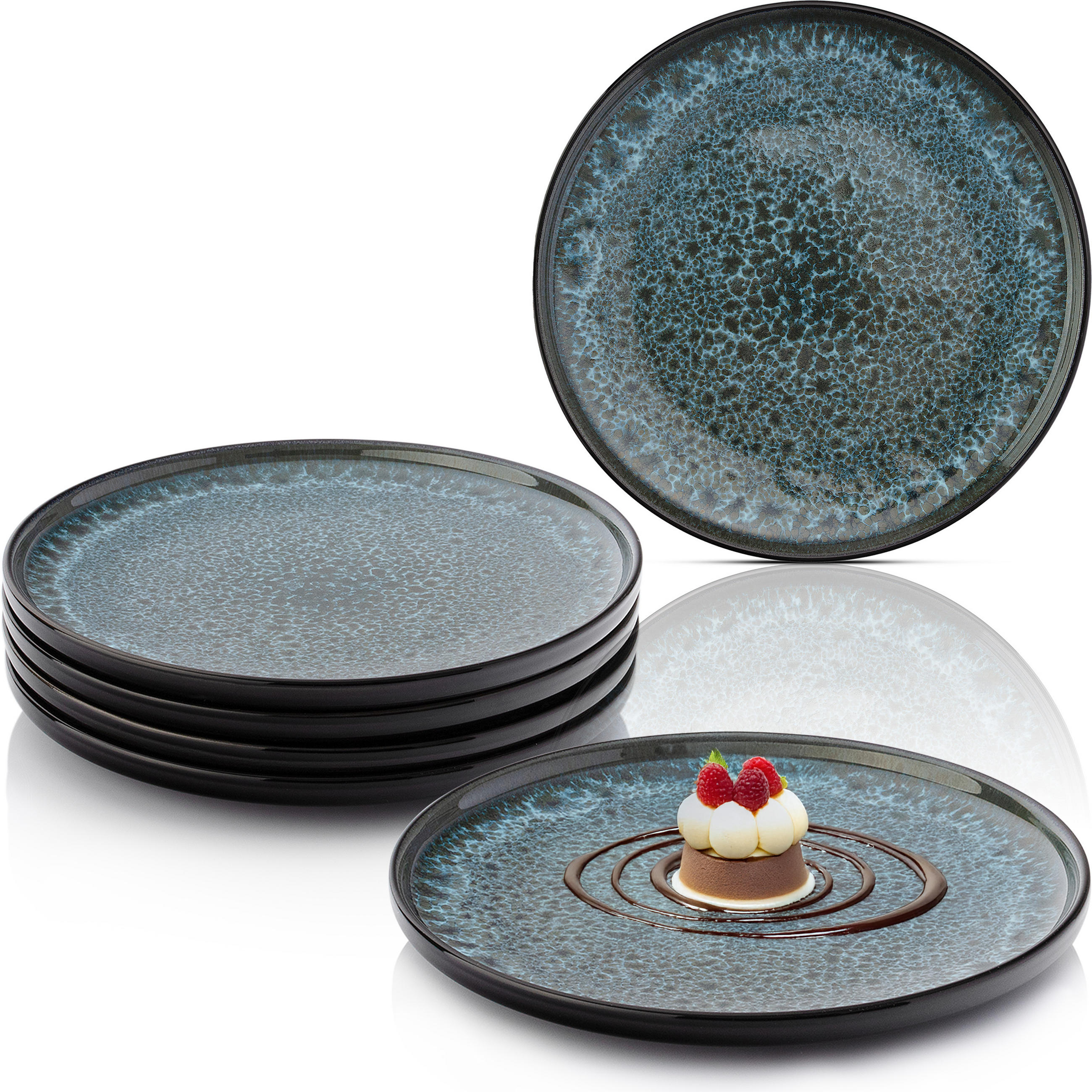 Sänger Dessertteller Blau