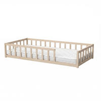 KINDERBETT NINO mit Matratze/ Kinderbett 90x190 - Helles Holz - Naturfarben, Holz (90/190cm) - Weber Industries