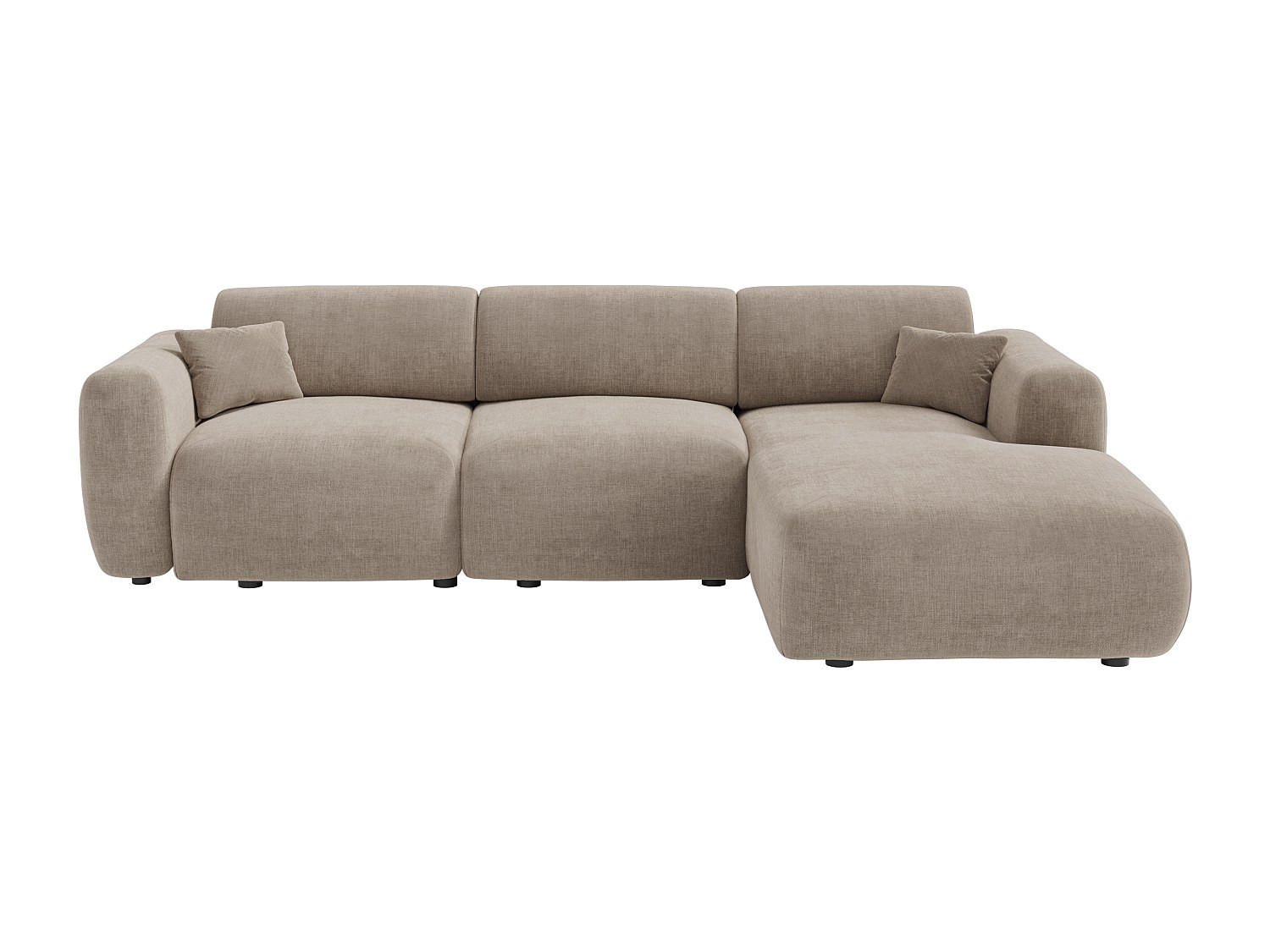 Vente-Unique Sofa Taupe 280x165 cm