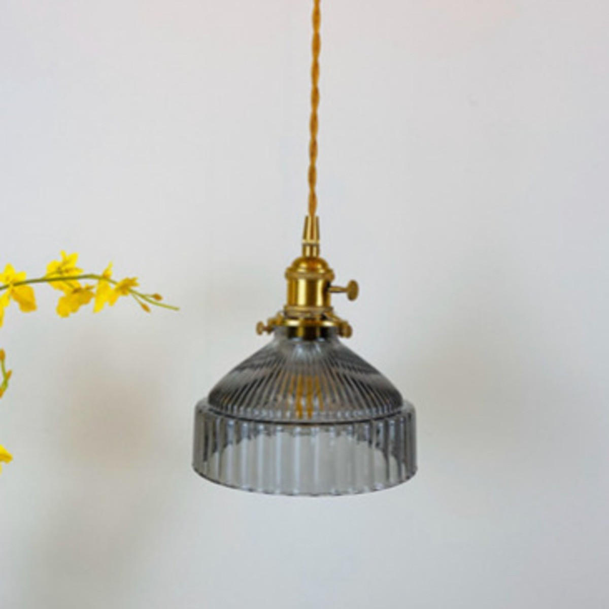 LED-HÄNGELEUCHTE Grau 4W 18/18/20-150 cm - Grau, Glas (18/18/20cm) - Authentics