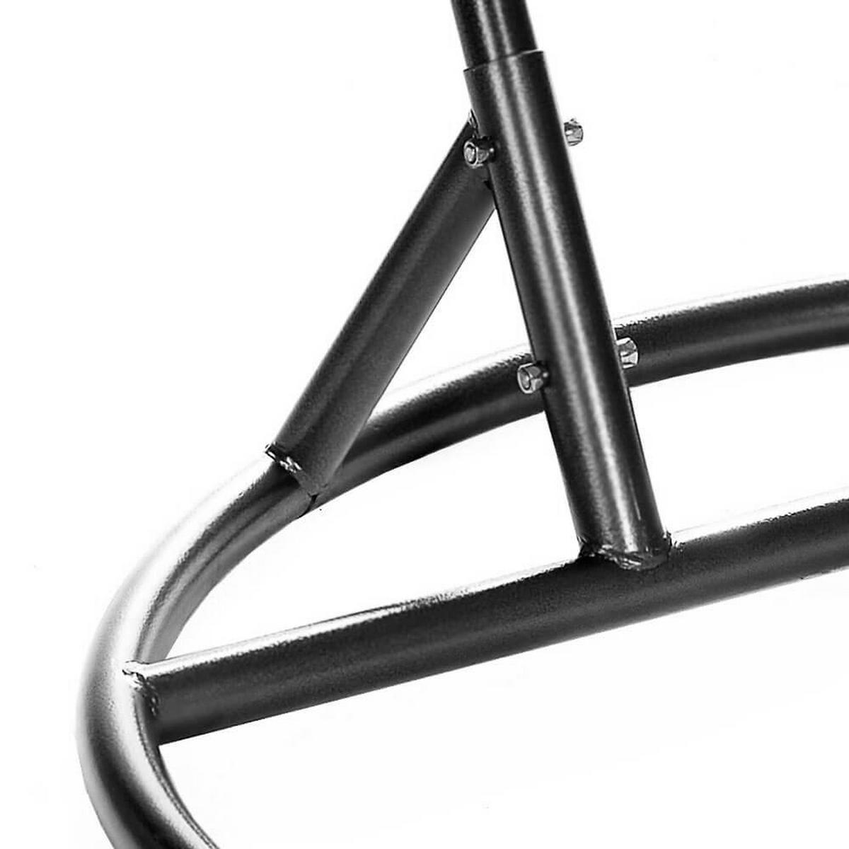 HÄNGESESSEL ONE - Schwarz, Metall (104/200/104cm) - Home Deluxe