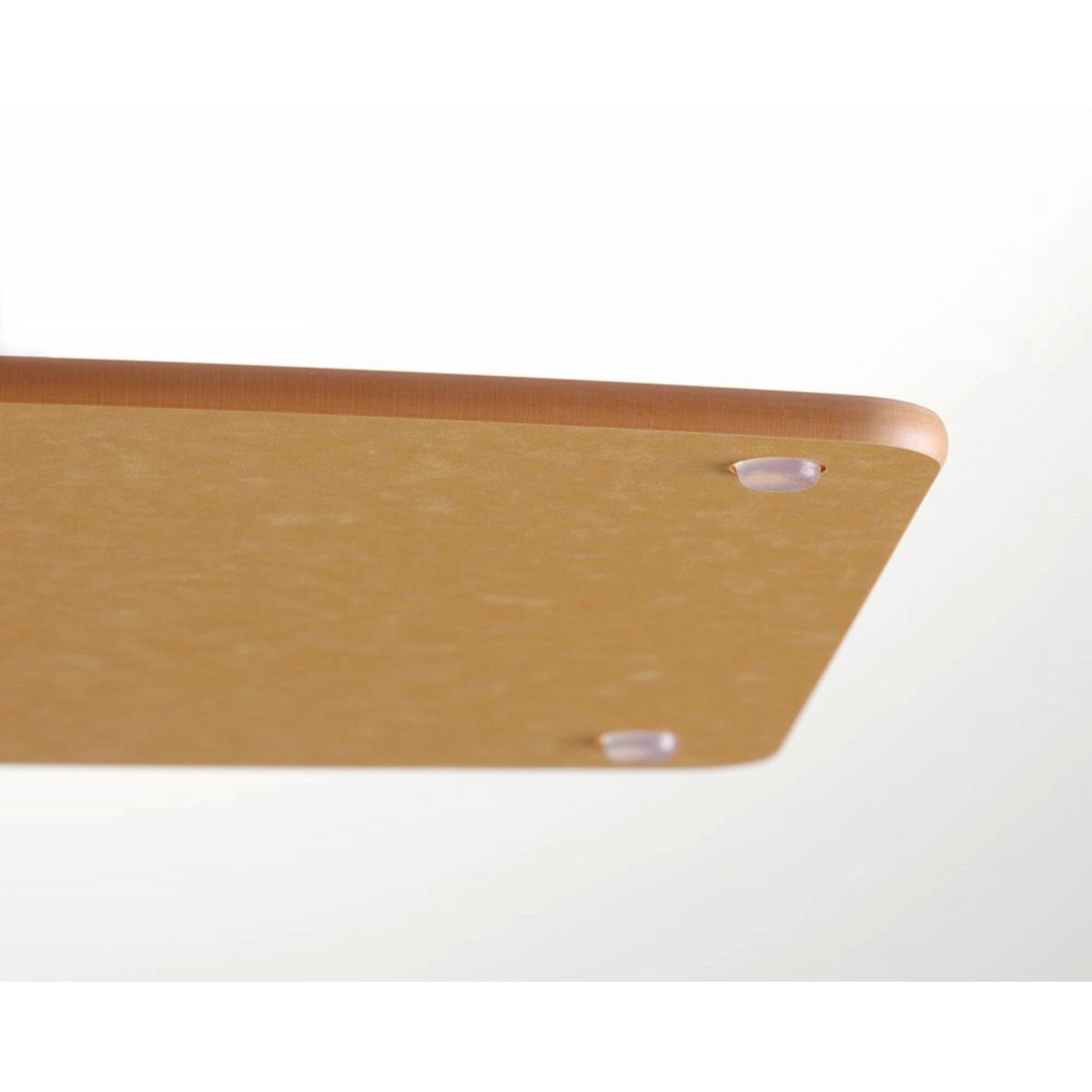 SCHNEIDEBRETT , rutschfest, spülmaschinenfest, braune Holzfaser, 37 x 27,5 cm - Braun, Keramik (28/37cm) - Hendi