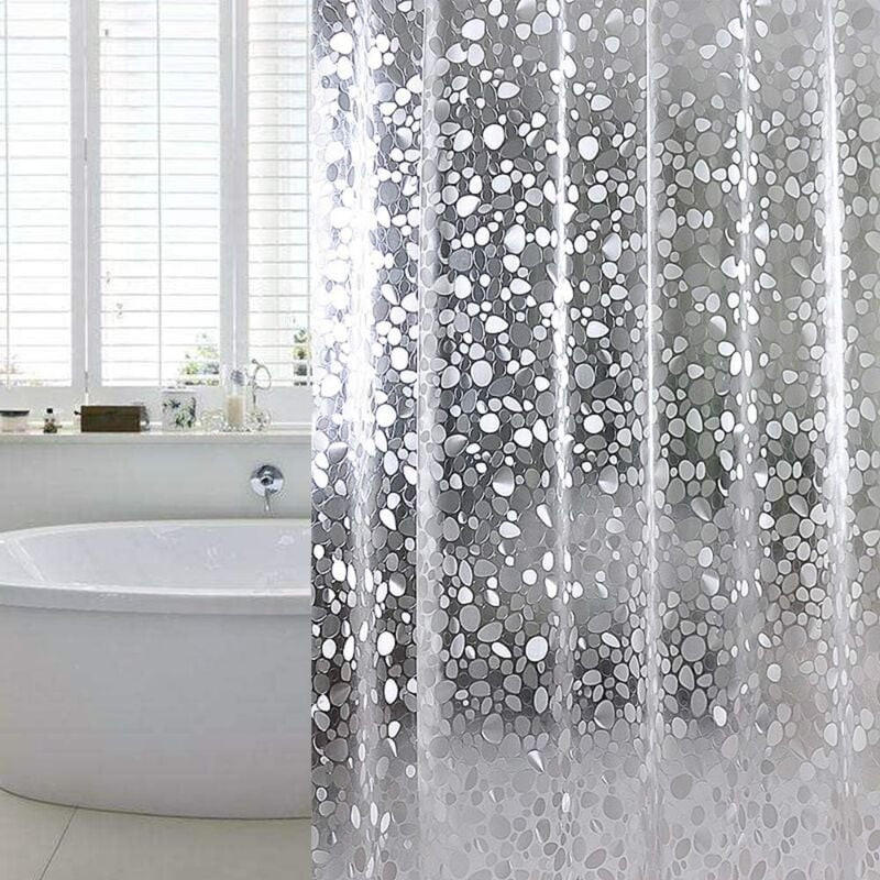 Mcboson Duschvorhang Transparent 180x180 cm