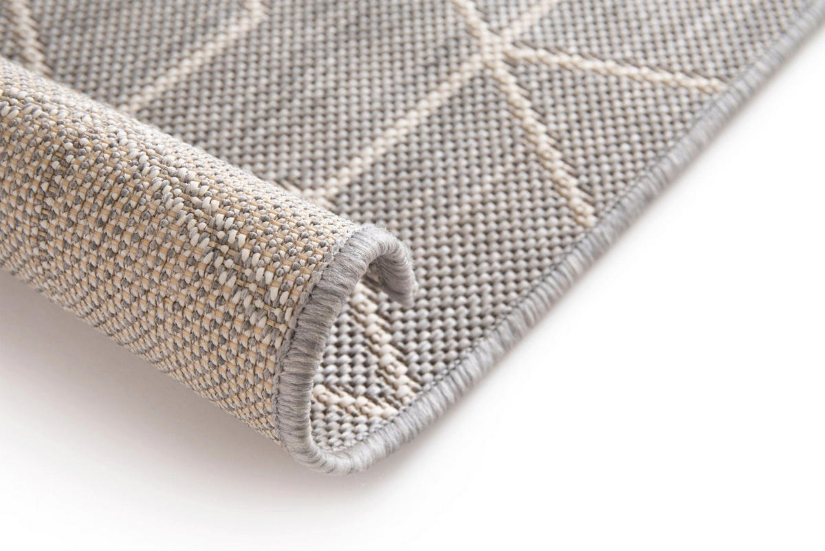 TEPPICH für Innen- und Außenbereiche grau - Grau, Textil (160/230cm) - AFK Living
