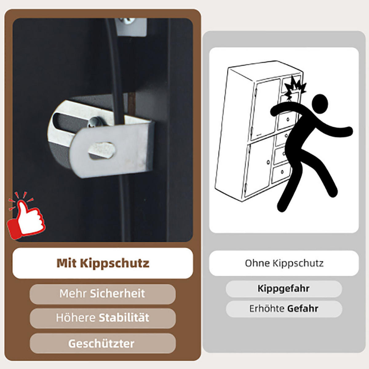 VITRINE mit 16-farbige LED-Beleuchtung in Schwarz Matt - Schwarz, Holz (35/120/80cm) - KOMHTOM