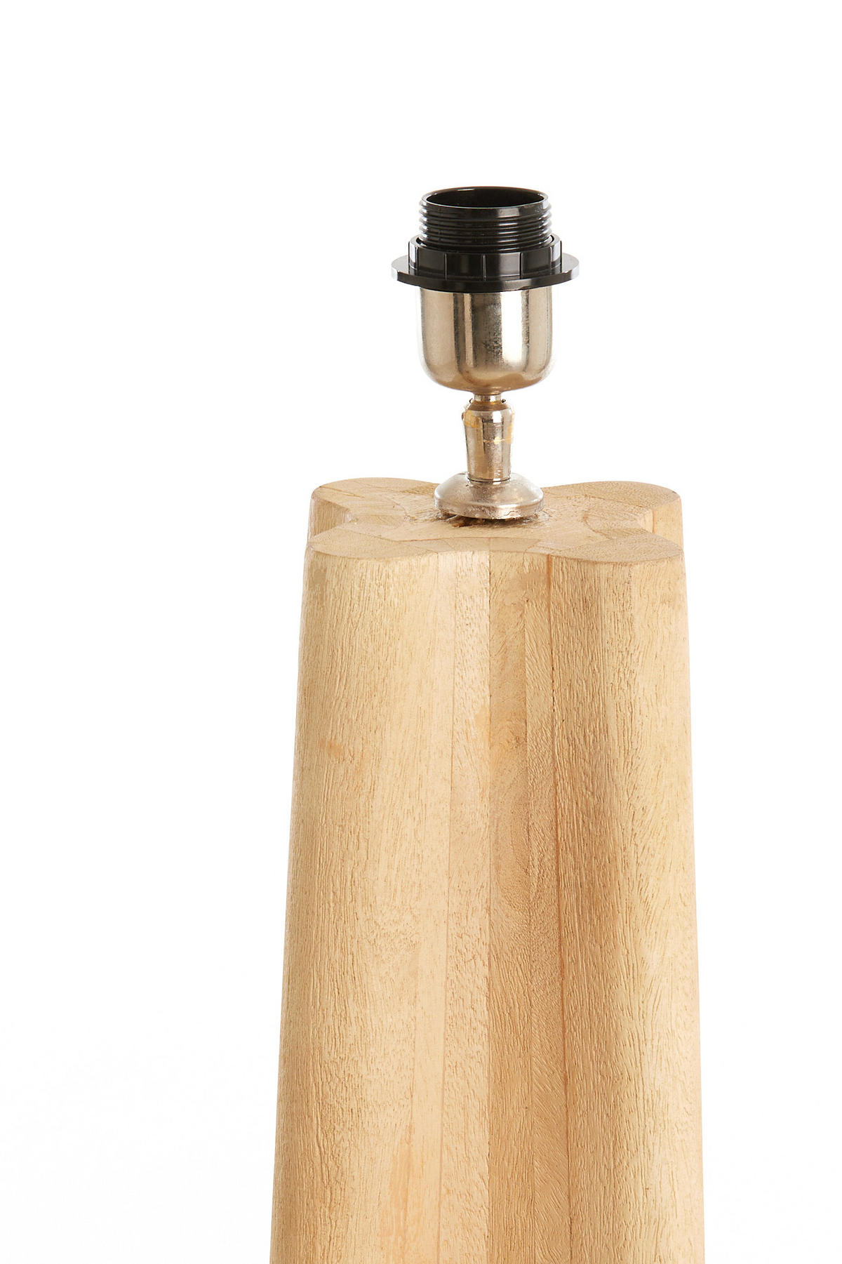 STEHLEUCHTE Navelli Braun Ø23/125 cm - Braun, Holz (23/23/125cm) - Light & Living