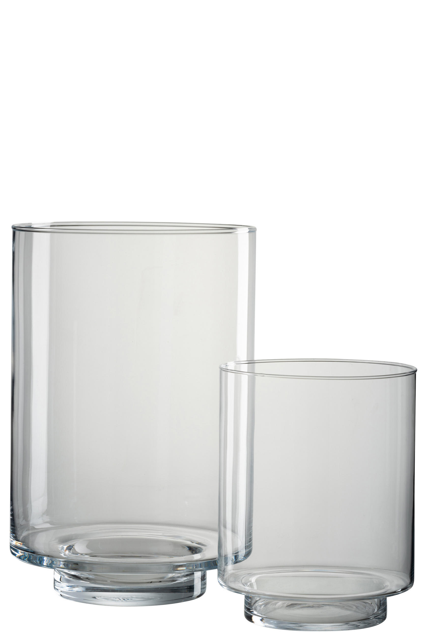 KERZENHALTER LAURA - Glas - Transparant - L - Transparent, Glas (23/35cm) - J-Line